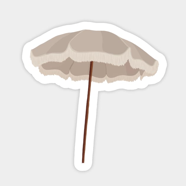 Beach umbrella Sticker by cait-shaw